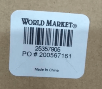 UPC label